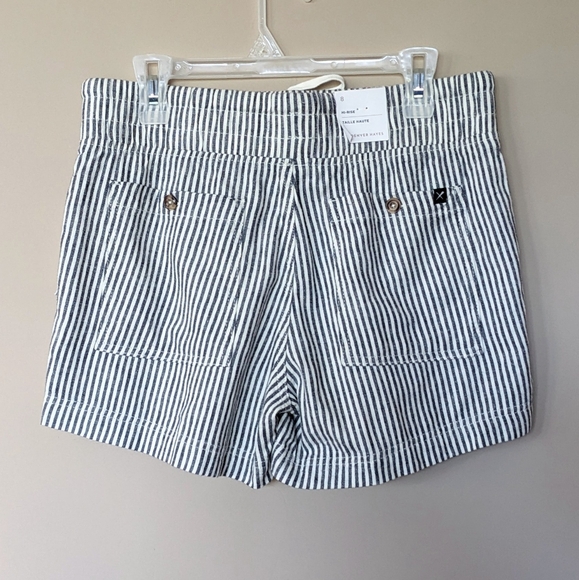 NWT Denver Hayes Linen Blend Striped Shorts - Picture 6 of 12